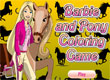 Оцвети Барби и Пони Barbie and Pony Coloring