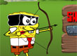 Спондж Боб стрелба с лък SpongeBob Shoot Zombie
